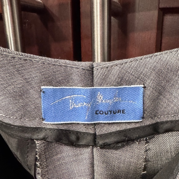 Thierry Mugler Couture Gray Dress Pants - Picture 1 of 5